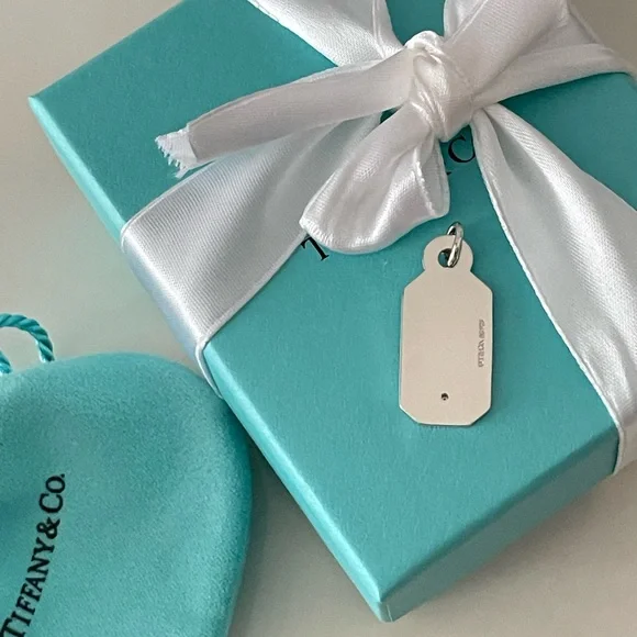 Tiffany & Co. Dog tag with Diamond in Sterling Silver NEW